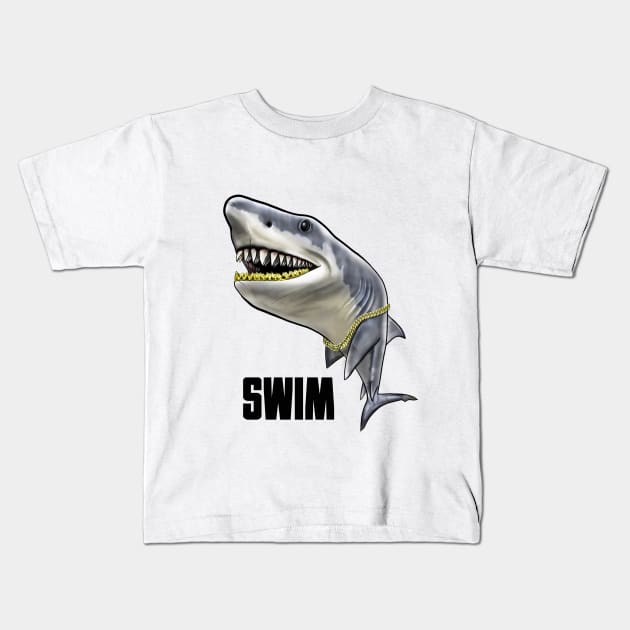 Swim Kids T-Shirt by StaceyBMills